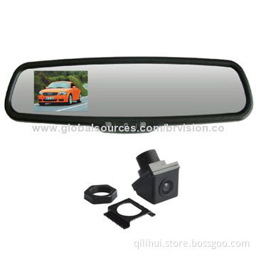 Car rearview system with 3.5-inch mirror monitor and waterproof wide view angle cameraNew